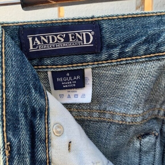 Vintage Lands’ End Denim Jeans - Picture 9 of 13